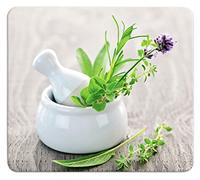 Wenko 2712940500 Placa multiusos Jardín de Hierbas - para cocinas de vidriocerámica, Vidrio endurecido, 56 x 0.5 x 50 cm, Multicolor