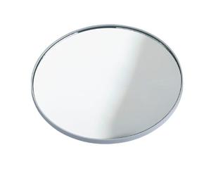 Wenko 3660010100A - Espejo Mural de Aumento Triple para la cosmética, Material plástico y Vidrio, con diámetro de 12 cm, Color Plateado