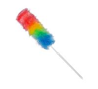 Wenko 4011010100 - Plumero telescópico Extensible hasta 115 cm, de plástico, Color Blanco