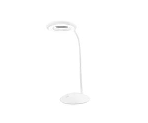 Wenko 9936800500 Lámpara de Mesa LED Unbekannt con Lupa, Blanco/Transparente