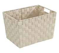 Wenko Adria - Cesta para el baño y el hogar, de Polipropileno, tamaño M, Color Beige