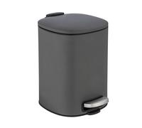 Wenko Cubo de Pedal 5 l. Alassio, Gris