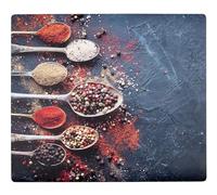 WENKO Alfombrilla protectora Alfombrilla Mod, Pikant para cocina multicolor antideslizante resistente al calor decorativa PVC 60x52 cm apta para alimentos