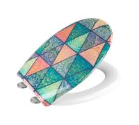 Wenko Asiento De Inodoro Geometry Con Tapa Abatible