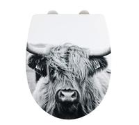 WENKO Asiento de inodoro termoestable, multicolor, 0 x 46 x 39 cm