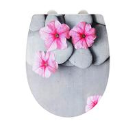 WENKO Asiento de Inodoro termoestable, Multicolor, 0 x 46 x 39 cm