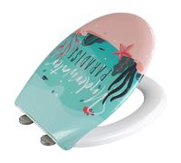 WENKO Asiento Retrete Buceo Mecanismo de Cierre Suave Wc Gafas Tocador Inodoro