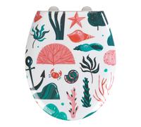 WENKO Asiento Retrete Holiday Mecanismo de Cierre Suave Wc Gafas Tocador Inodoro