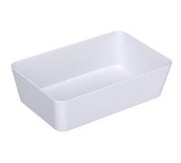 Wenko Bandeja organizadora Candy Grande Blanco - Grande Capacidad: 1.638 l, Poliestireno, 22 x 6 x 14 cm, Blanco