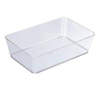 Wenko Bandeja organizadora Candy Grande Transparente - Grande, Poliestireno, 22 x 6 x 14 cm, Transparente