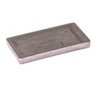 WENKO Bandeja organizadora Mauve - repisa para el baño, Concreto, 24.3 x 2.5 x 13.5 cm, Gris