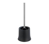 Wenko Basic Escobillero, Plástico, Negro, 14x14x38 cm