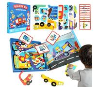 Wenko brauw Meetapparaat - Juguete educativo portátil | Juego magnético de vestir, para niños en edad preescolar, guardería, coche, viajes, hogar, escuela, aula, sala de juegos, regalo de noche