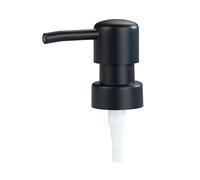 WENKO Cabezal de Bomba de Recambio para dispensador de jabón, Negro, Redondo, Bomba de Repuesto para ser cambiada en el dispensador de jabón, de plástico, para Rosca de 28 mm de diámetro