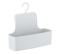 WENKO Cesta Colgante para la Ducha Barcelona Blanco Repisa para la Ducha, Cesta Mural, Absolutamente irrompible Blanco
