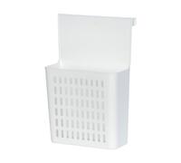 WENKO Cesto de almacenaje para puertas - Estante de cocina para colgar, Polipropileno, 24 x 35.5 x 12 cm, Blanco