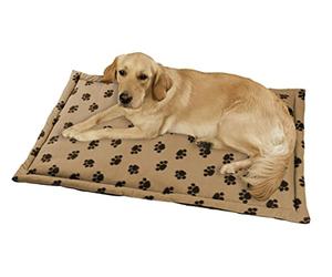 WENKO Cobija para mascotas M, Algodón, 90 x 1.5 x 60 cm, Multicolor