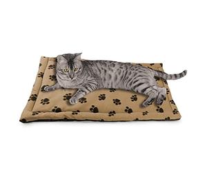WENKO Cobija para mascotas S, Algodón, 45 x 2 x 60 cm, Beige