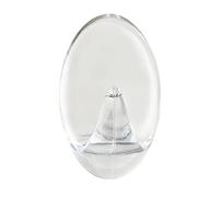 WENKO Colgador Maxi transparente 2 unidades - Juego de 2 unidades, gancho mural, gancho para ropa para pegar, Poliestireno, 3 x 5 x 2.5 cm, Transparente