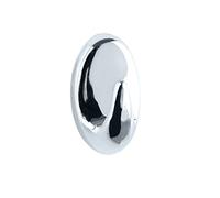 Wenko Colgador Mini Cromo 6 Unidades - Juego de 6 Unidades, plástico, 1.5 x 2.5 x 1.5 cm, Cromo