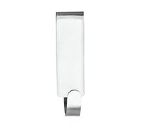 Wenko Colgador Mural de Ducha Doble Vieste Acero INOX Oscuro Ganchos para Pared de la Ducha Mate