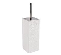 Wenko Cordoba Juego para El WC, Cerámica, Blanco, 9.5x9.5x35 cm