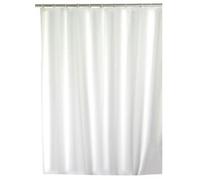 Wenko 19145100 - Cortina de Ducha, de Tejido Textil, 120 x 200 cm, Color Blanco