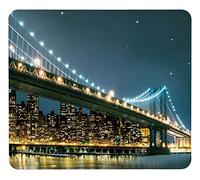 Wenko Cubierta de Vidrio vitrocerámica Brooklyn Bridge, para cocinas de vidriocerámica, Vidrio endurecido, 56 x 50 x 0.5 cm, Multicolor