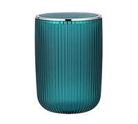 WENKO Cubo con tapa oscilante Agropoli L peptrol Capacidad: 5.5 l, Plástico, 19 x 27 x 19 cm, Petróleo