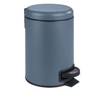 Wenko Cubo de Pedal de Acero Inoxidable Leman, Metal, Plateado Brillante, 3 x 11.5 x 11.5 cm, 3 L