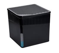 WENKO Deshumidificador, modelo Cube, con bloque de 1 kg (cloruro de calcio), recargable, 16,5 x 15,7 x 16,5 cm, color negro