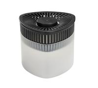 WENKO Deshumidificador Prisma, diseño ideal para habitaciones de hasta aprox. 40 m³, previene el moho y los olores, incluye 2 x 500 g de piedra deshumidificadora, 15 x 13 x 15 cm,