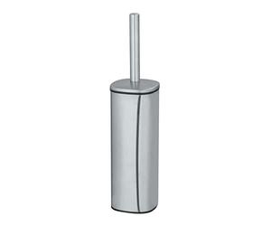 Wenko Escobillero Alassio Acero Inoxidable, Metal, Plateado Mate, 39,2 x 9,3 x 9,3 cm