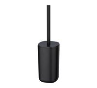 Wenko escobillero wc davos, negro mate, 10.5 x 7 x 7 cm