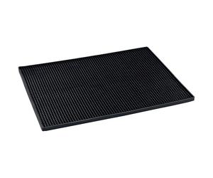 Wenko escurridor de platos 40x30x1 cm negro 54701100