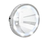 Wenko Espejo de Ventosa con LED Mosso Espejo cosmética Cromo
