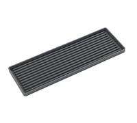 WENKO Estante para Fregadero Pico, Alfombrilla de Goma Estrecha con Estructura Acanalada para esponjas, jabón o detergente, Alfombrilla de plástico, Apta para lavavajillas, 24 x 1 x 8
