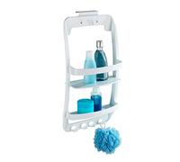 Wenko Estantería con fijación polivalente, Polipropileno, 26 x 54.5 x 11.5 cm, Blanco
