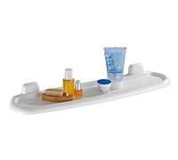 WENKO Estantería Pure, Plástico (ABS), 58 x 5.5 x 14 cm, Blanco