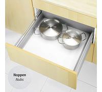 WENKO Esterilla antideslizante blanca - adaptable, Plástico (EVA), 50 x 150 cm, Blanco