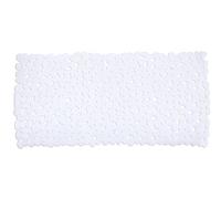 WENKO Esterilla para bañera Paradise Blanco, Plástico (TPR), 36 x 71 cm, Blanco