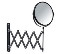 Wenko Exclusiv espejo cosmético 19x19 cm redondo negro 24100100