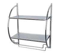 Wenko Exklusiv estantería Mural 2 Barras Cromo