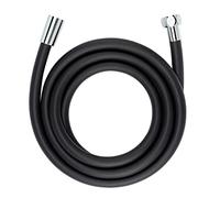 Wenko Flexo para ducha Design, negro mate, 175 cm, antitorsión, aprobado para agua potable