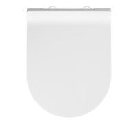 Wenko habos fix-clip asiento de inodoro, thermoplast, blanco, 46x36x3