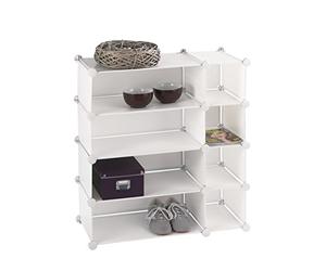 Wenko Honey Cube Armario Multifuncional, Plástico, Blanco, 52.7x31.7x9.5 cm