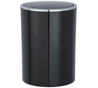 Wenko Inca papelera 5 l cromo-negro 22558100