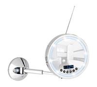 Wenko LED Espejo de Pared 3 Veces Ampliación Con Multimedia-Center Maquillaje