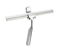 Wenko Limpiacristales para baño Premium Acero INOX, Acero Inoxidable, 25 x 16.5 x 5 cm, Brillante