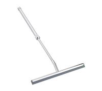 WENKO Limpiador de baño Telescópico - Limpiador para el baño, Acero inoxidable, 26 x 37-59 x 3 cm, Brillante